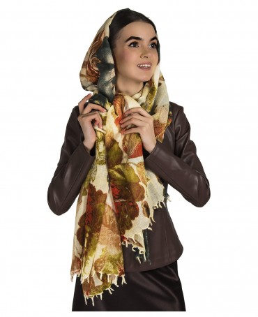 Палантин Женский W40-PORTE.FLEUR/ROUGE